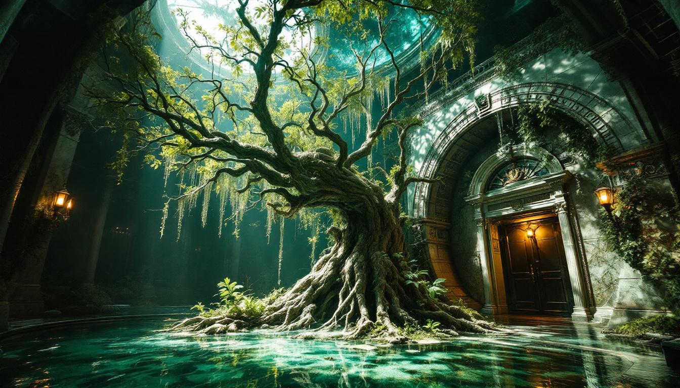 A Forest in a Bank. A Lake Underground. On the Impossible Spaces of Life and Trust
